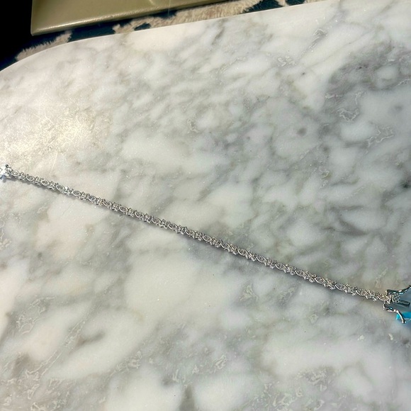 Moissanite 925 sterling silver 7 inch bracelet - Picture 3 of 10